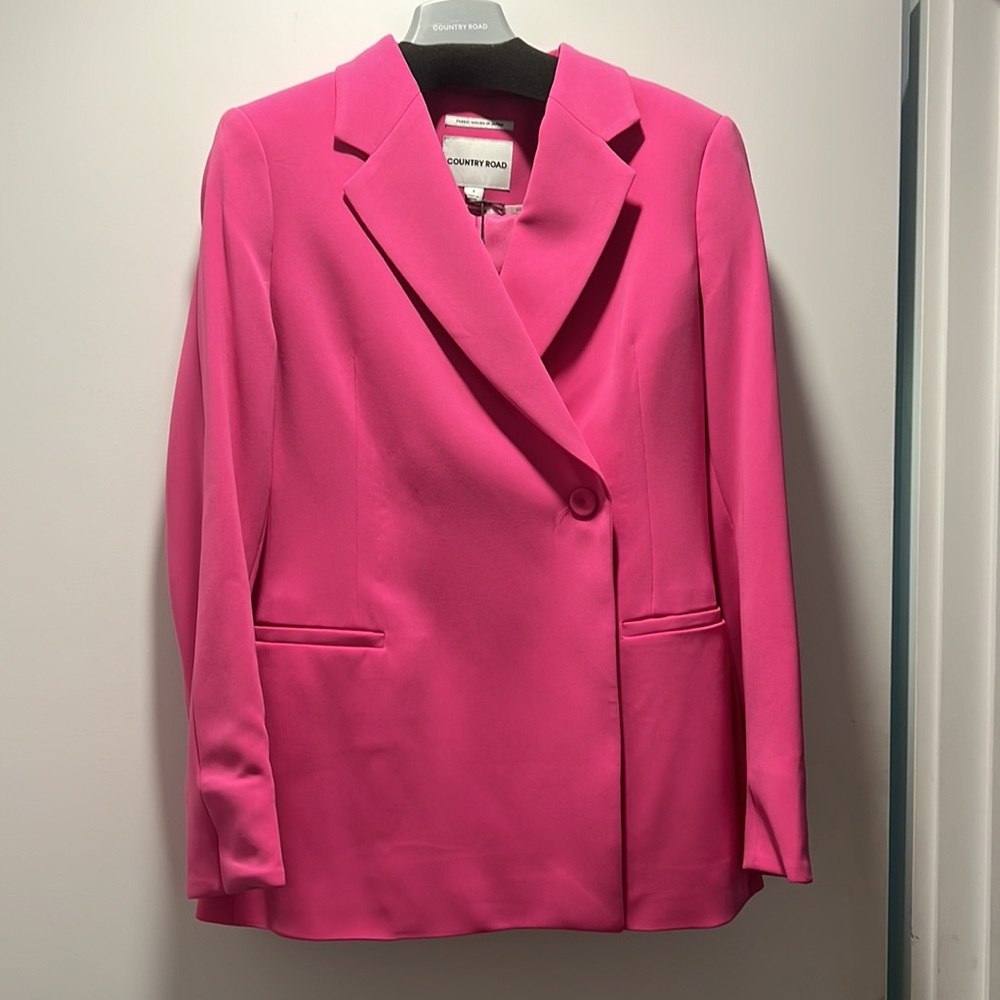 Country Road Pink Longline Blazer NWT - Picture 4 of 13